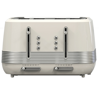 4-Slice Toaster Stainless Steel Toaster with 7 Bread Shade Setting Wide Slot