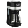 YK-C08 10-Cup Programmable LED display drip coffee maker with glass carafe 