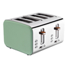 4-Slice Toaster Stainless Steel Toaster with 6 Bread Shade Setting Wide Slot